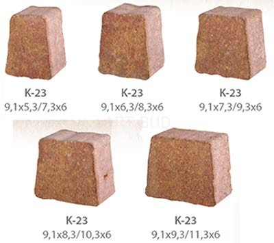 Kostka brukowa K-23 typu starobruk grubość 6 cm Kamal