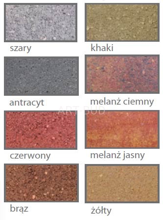 Kostka brukowa K-23 typu starobruk grubość 6 cm Kamal