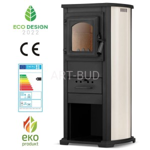 Piec kominek stalowy koza KLASIK LUX o mocy 7 kW