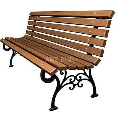 Ławka parkowa-ozdobna-podstawa odlew żeliwny