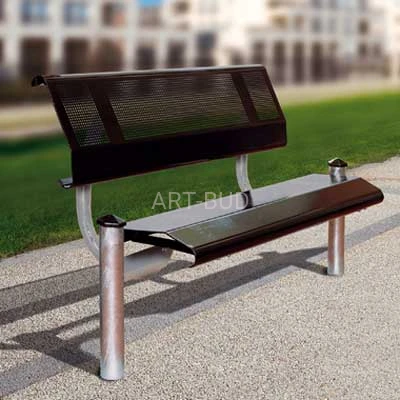 Ławka miejska Merkury, stalowa 148 cm (szt)