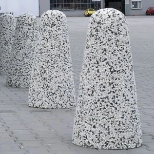 Pal parkingowy słup betonowy 40x80 cm