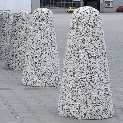 Pal parkingowy słup betonowy 40x80 cm