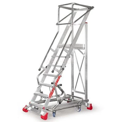 Drabina z platformą magazynowa schody jezdne  MF.TS Faraone
