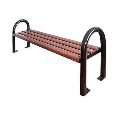 Ławka miejska stalowo-drewniana 180 cm 