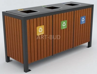 Kosz, pojemniki do segregacji odpadów Modern 