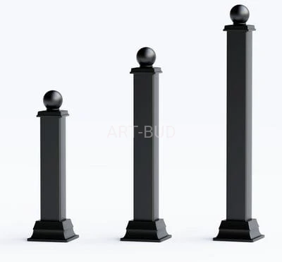 Słupek ochronny zaporowy DECCO parkowy  