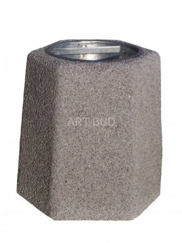 Kosz sześciokątny betonowy  40 litrów 