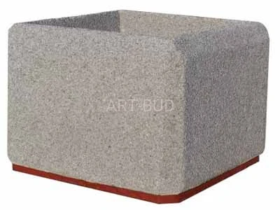 Donica kwadratowa betonowa 80x80x60 cm 