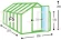 Szklarnia ogrodowa aluminiowa 8.5 m2 poliwęglan Gartentec  F5  2.3 m x 3.73 m   Gutta