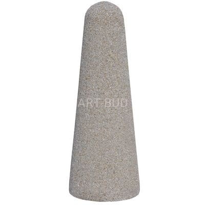 Słupek parkingowy zaporowy stożkowy z betonu płukanego 110 cm