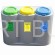 Pojemnik do segregacji odpadów dwu lub trzykomorowy EKOSZAFKA