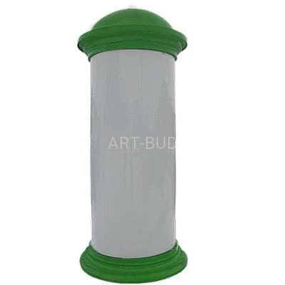 Słup ogłoszeniowy publiczny z żywicy poliestrowej 