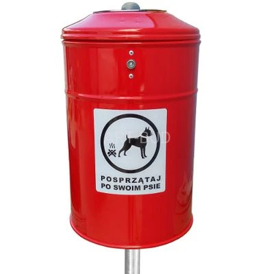 Pojemnik na zwierzęce odchody metalowy DINGO MAX