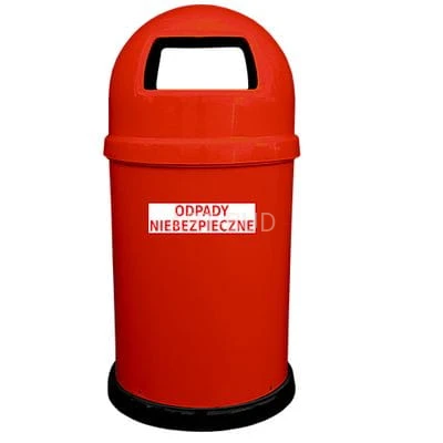 Pojemnik poliestrowy na odpady niebezpieczne HIPO 80L 