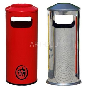 Kosz na śmieci z blachy ocynkowanej TARAS 60L