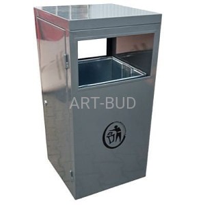 Kosz na śmieci stalowy z wkładem ocynkowanym Esplanada 70L