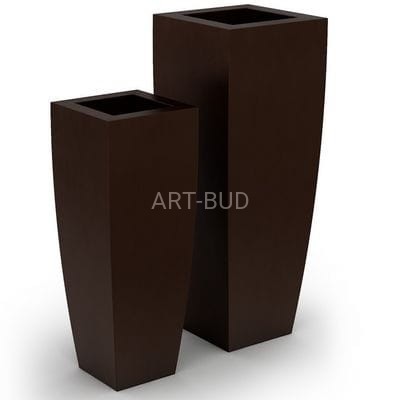 Donica tarasowa duża wysokość 75 - 92 cm JUNO z twardego PE