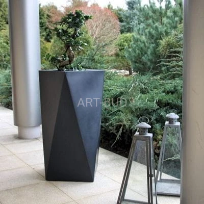 Donica tarasowa wysoka 80 cm ERIS z twardego PE