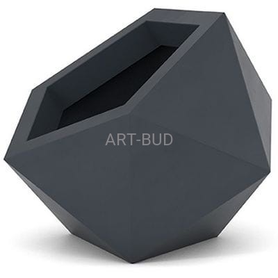 Donica wysokość 53 cm 19 L z twardego PE  DIONE