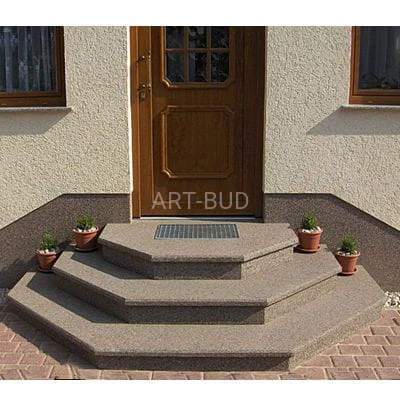 Schody trapezowe STYL-BET typu PARTER - 4 stopnie