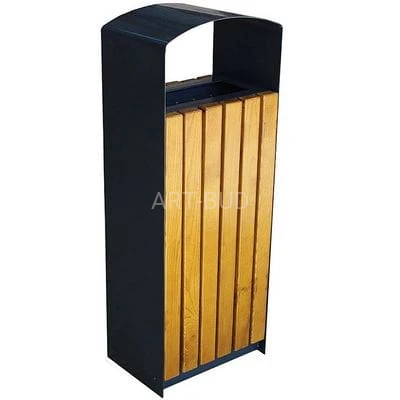 Kosz drewniano stalowy pojemność 35 l Volex 