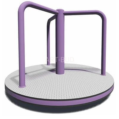 Karuzela tarczowa trójramienna na plac zabaw ka-001 