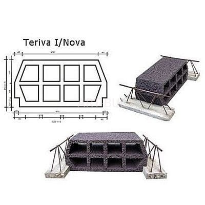 Strop belkowo-pustakowy system stropowy Teriva I