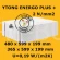 Bloczki YTONG Energo +  PP2/03 S+GT beton komórkowy  36,5 cm i 48 cm 