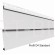 Siding elewacyjny Standard D4 panel biały 3810 x 203 mm Boryszew