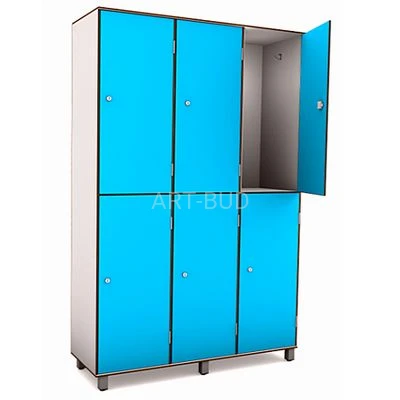 Szafa ubraniowa i basenowa systemu „S” typ 603 P2 plastikowa laminowana