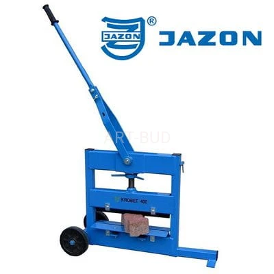 Gilotyna brukarska do kostki brukowej płytek obrzeży cegły KROBET  KR400  Jazon