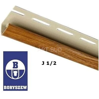 Listwa wykończeniowa do podsufitki  J 1/2 3810 mm kolory Boryszew