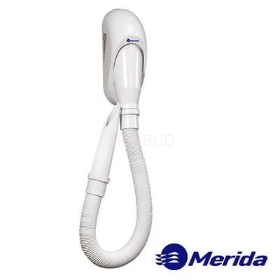 Elektryczna suszarka do włosów Slon obudowa z tworzywa sztucznego kolor biały Merida