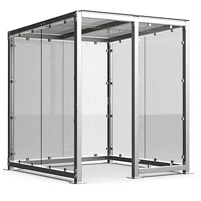 Palarnia zewnętrzna stalowa szklana