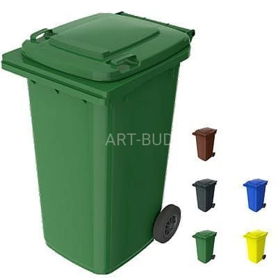 Pojemnik na odpady pojemność PE 240 - 360 l na kółkach