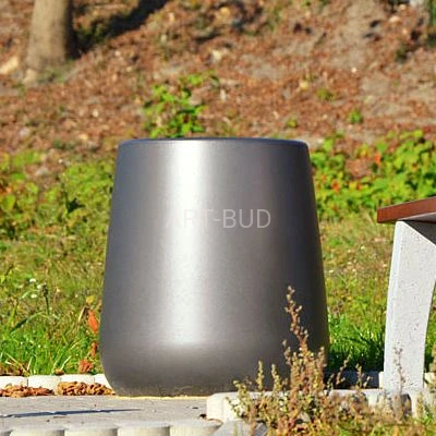 Kosz na śmieci betonowy kolekcja Kobe 003342