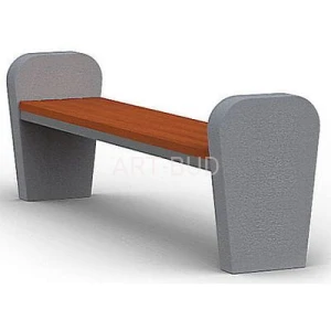 Ławka betonowo drewniana bez oparcia kolekcja Navan