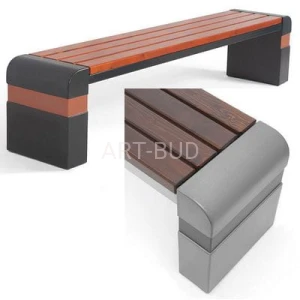 Ławka betonowa bez oparcia kolekcja Genewa