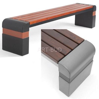 Ławka betonowa bez oparcia kolekcja Genewa