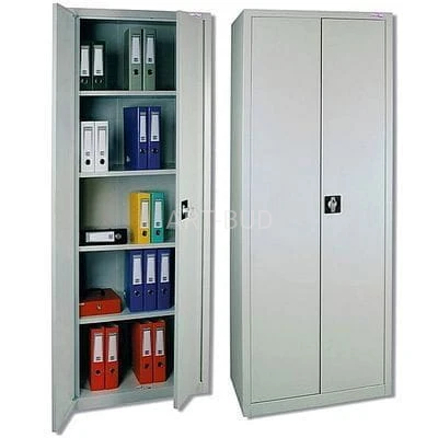 Szafa biurowa metalowa z zamkiem cylindrycznym SDB ECO BASIC dwudrzwiowa Metalkas