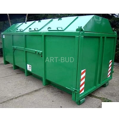 Kontener na odpady masowe KP 7 m3 odkryty zakryty gruzownik