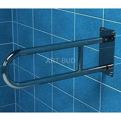 Poręcz dla niepełnosprawnych łukowa uchylna 60cm PSP 660 ze stali nierdzewnej