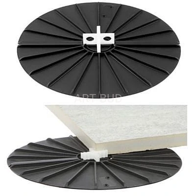 Wspornik tarasowy, podstawka o zwiększonej powierzchni h 7 mm  do układania płyt tarasowych