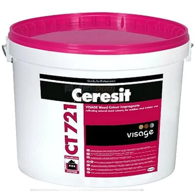 Impregnat koloryzujący tynki mineralne  efekt drewna CT 721 VISAGE Ceresit