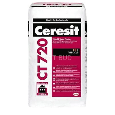 Tynk ozdobny  drewno CT 720 VISAGE Ceresit
