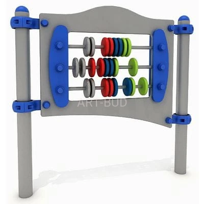 Panel edukacyjny na place zabaw liczydło 