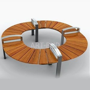 Ławka miejska parkowa modułowa LA.13.04