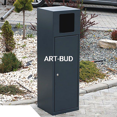 Kosz do segregacji odpadów pojedynczy modułowy Etna I 40 litrów