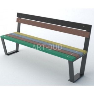 Ławki parkowe miejskie z tworzywa Novara 0163TS